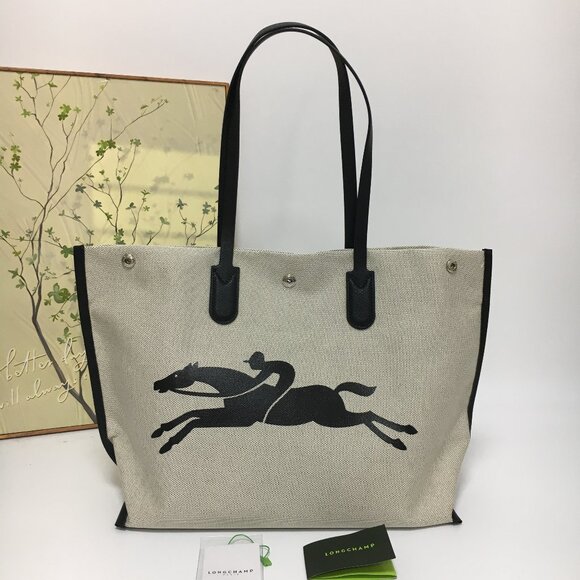 LONGCHAMP Canvas Tote Bag - Picture 1 of 7